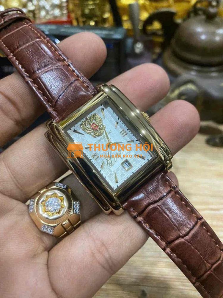 Đồng Hồ Nam Hiệu Liên Xô Máy Pin Kim Trôi