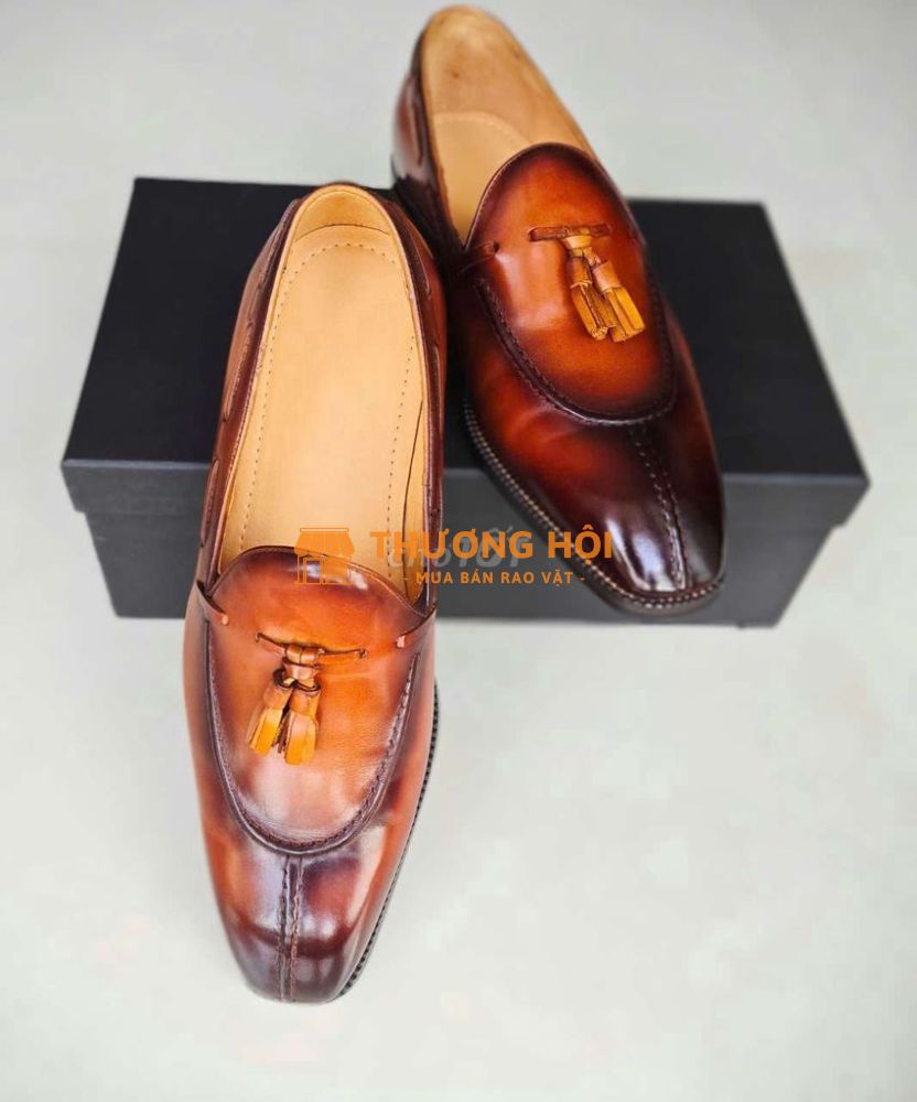 Giày da nam, hàng nhập còn nguyên hộp size 43