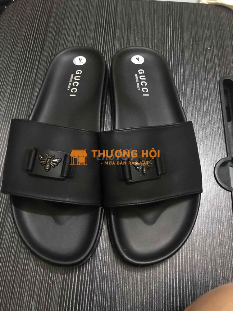 dép da nam size 42 khâu sẵn