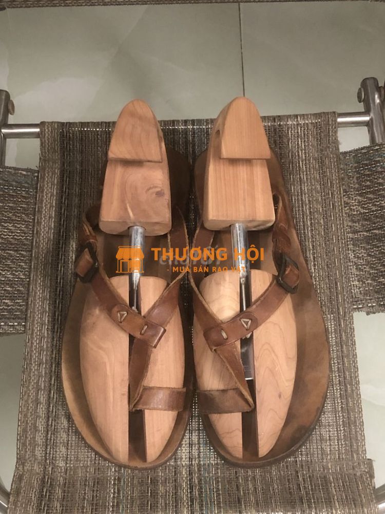 Dép Da VANNI (Italy) Sz 41!