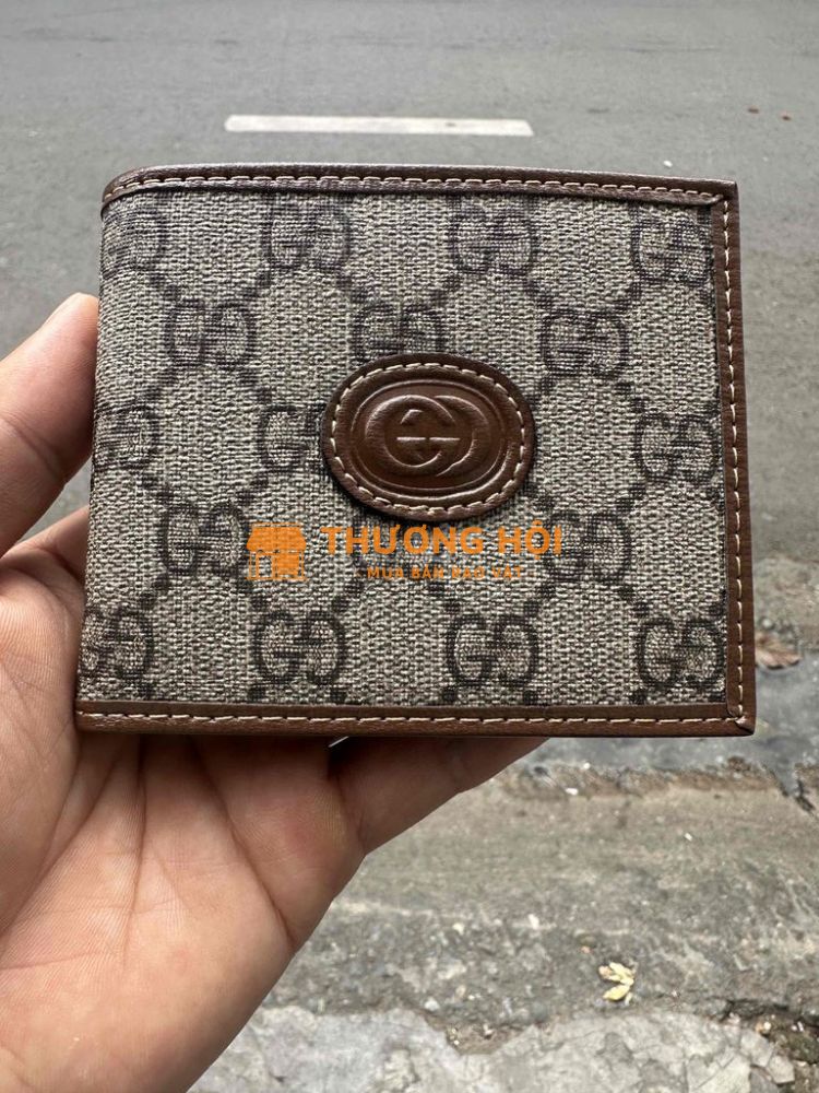 ví nam, hiệu GU C CI, made in Italy, size 9 x 11