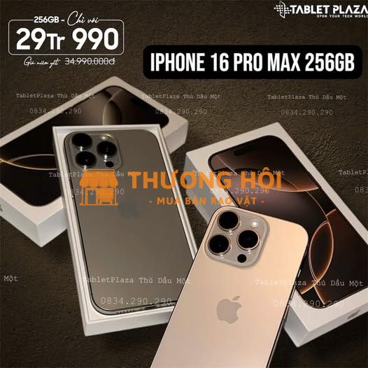 Mua ngay iPhone 16 Pro Max 256gb Mức giá 29.990.000đ