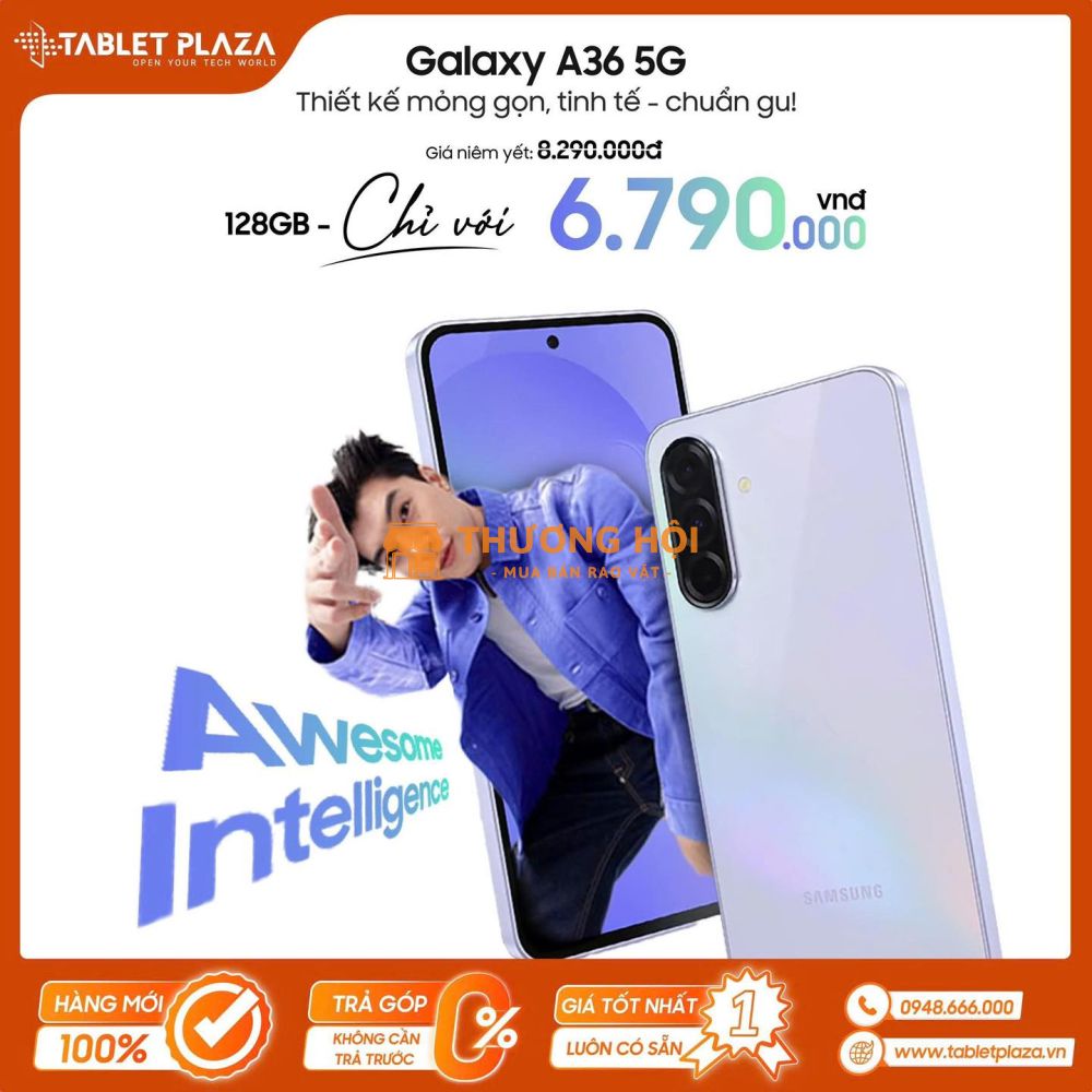 Samsung Galaxy A36 5G 128GB chỉ 6.790.000