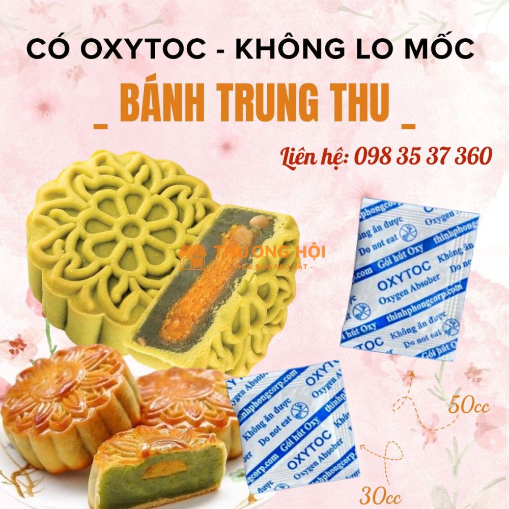 Gói hút oxy - Chống mốc bánh trung thu, chống ẩm bánh trung thu