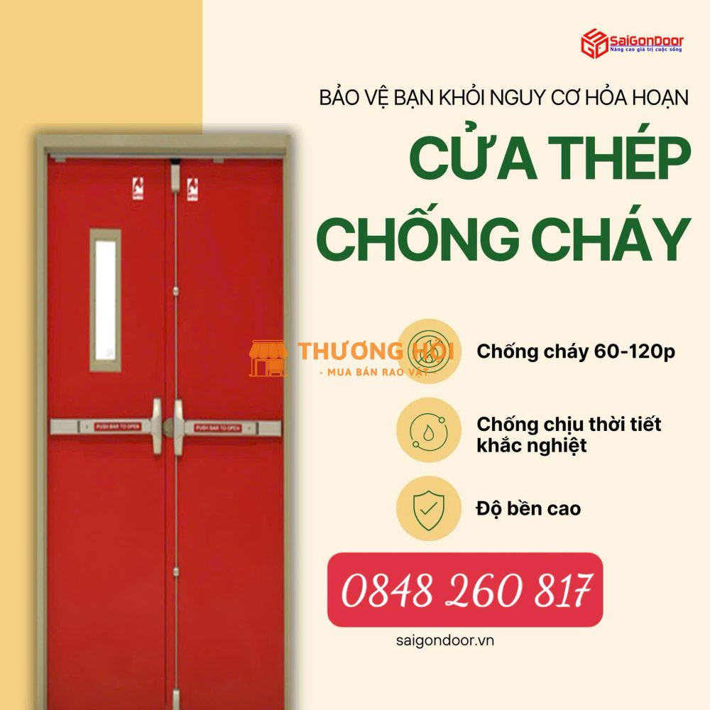 Cửa thép chống cháy SaiGonDoor
