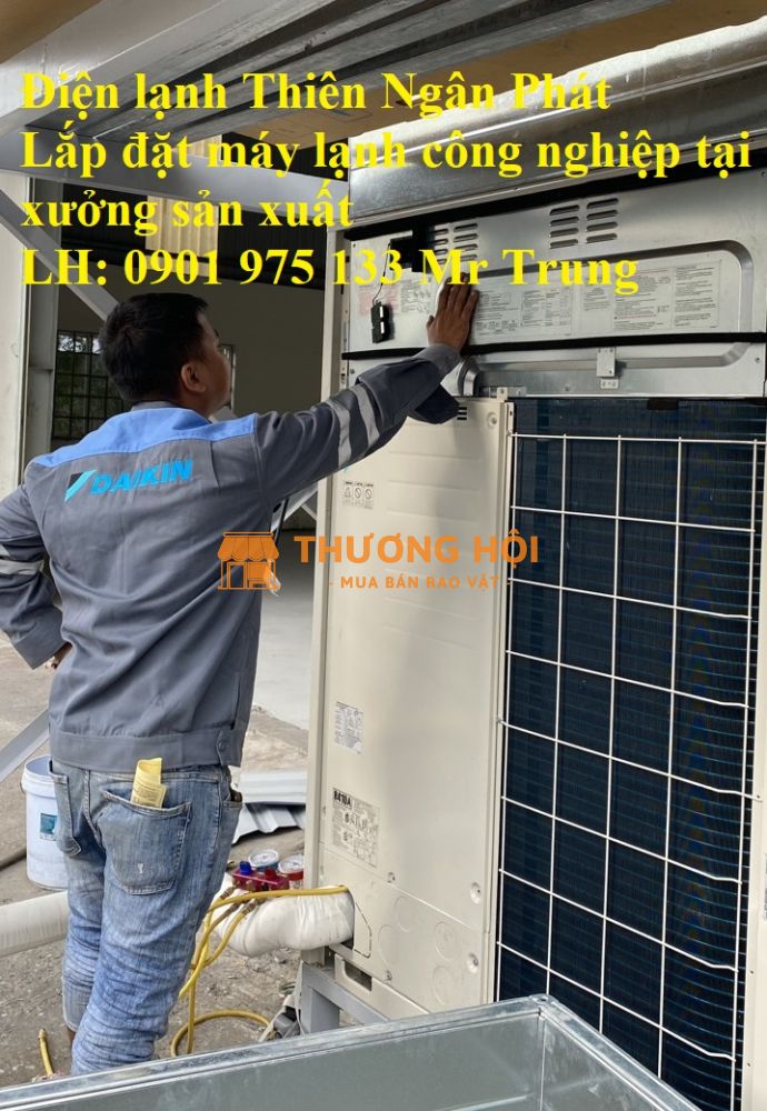 Dịch vụ thi công lắp đặt máy lạnh tủ đứng Daikin uy tín tại TP.HCM