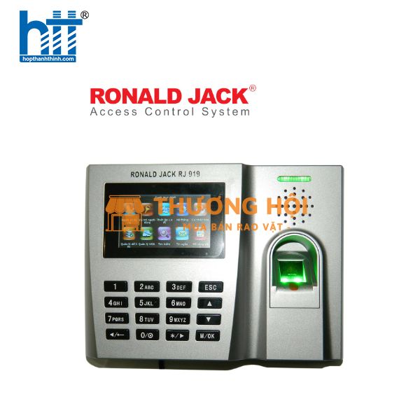 MÁY CHẤM CÔNG VÂN TAY + THẺ CẢM ỨNG RONALD JACK RJ919
