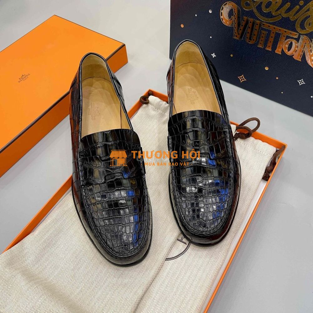 Loafer HM da cá sấu size 42 như mới