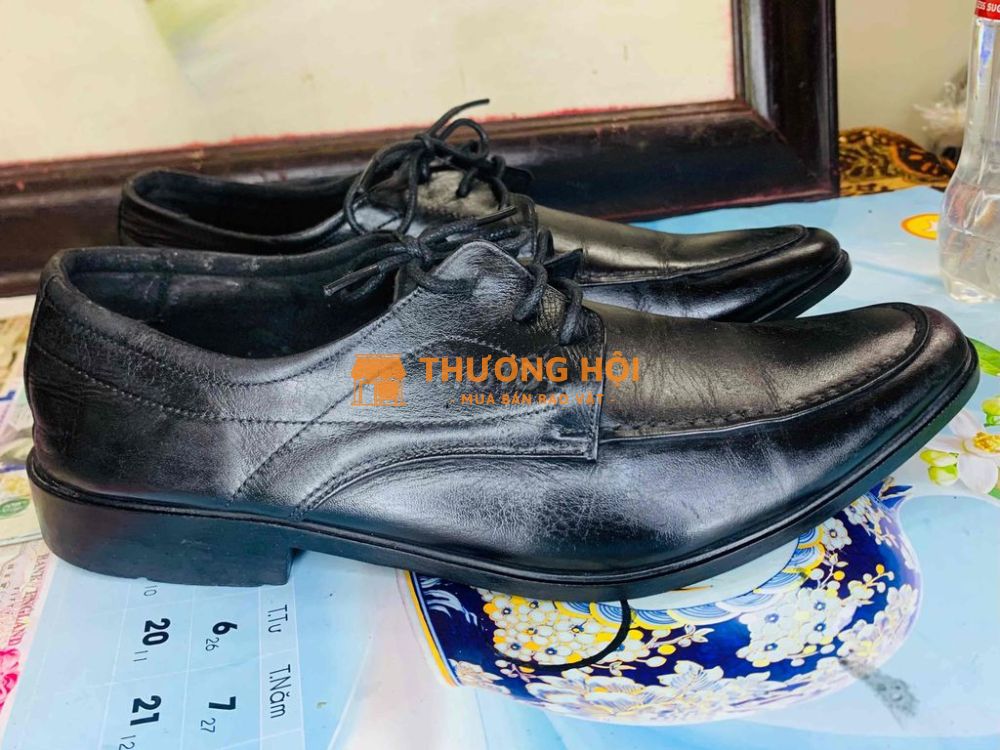 Giầy da bò buộc dây cỡ 41