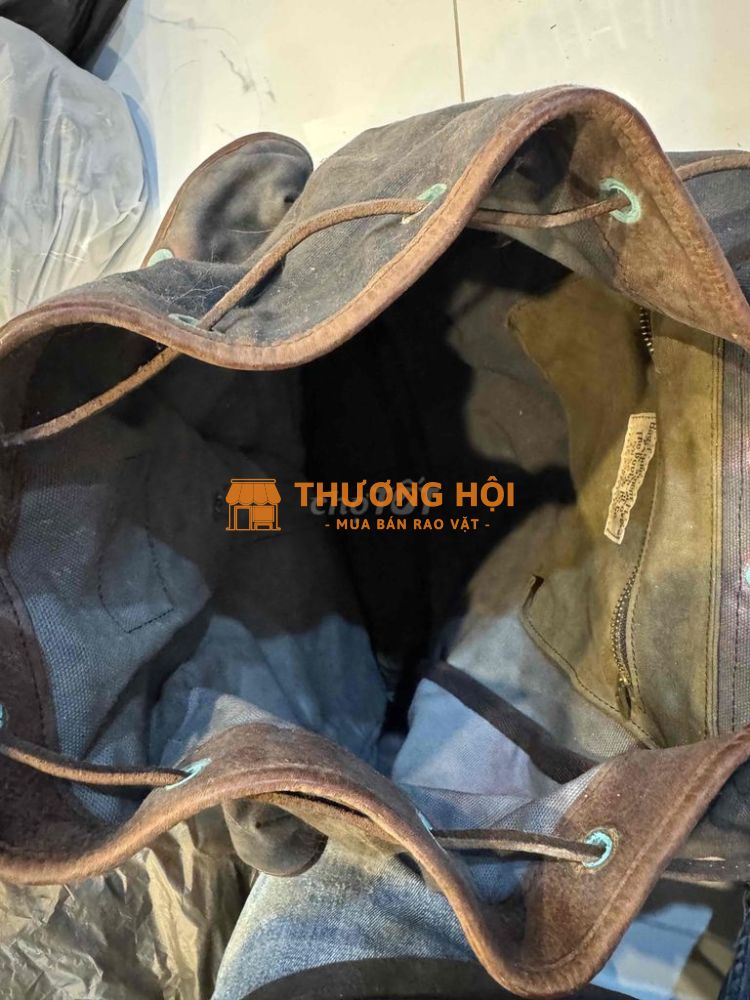 Balo canvas nhuộm indigo