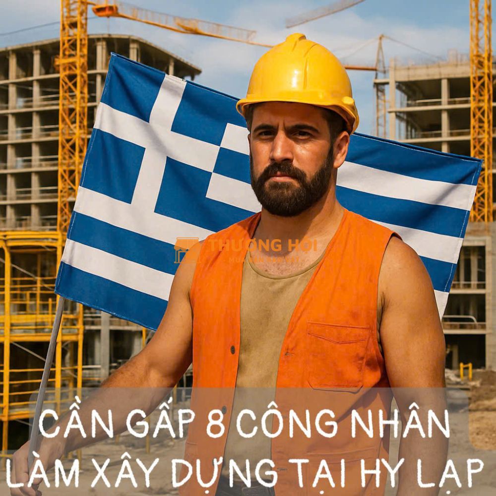 Cần 8 làm xây dựng tại Hy Lạp