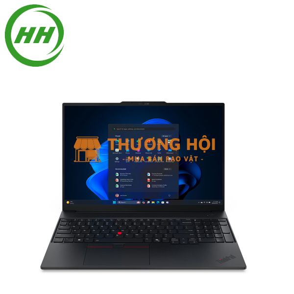 Máy tính xách tay Lenovo ThinkPad E16 Gen 3 U5-225U/16GB DDR5-5600 ( +1 Slot ) Max 64GB /512GSSD/16.0WUXGA/FP/IR /Wifi6/ BT5.1/3C47/NoOS/LEDKB/2Y/ĐEN_21SR002JVA