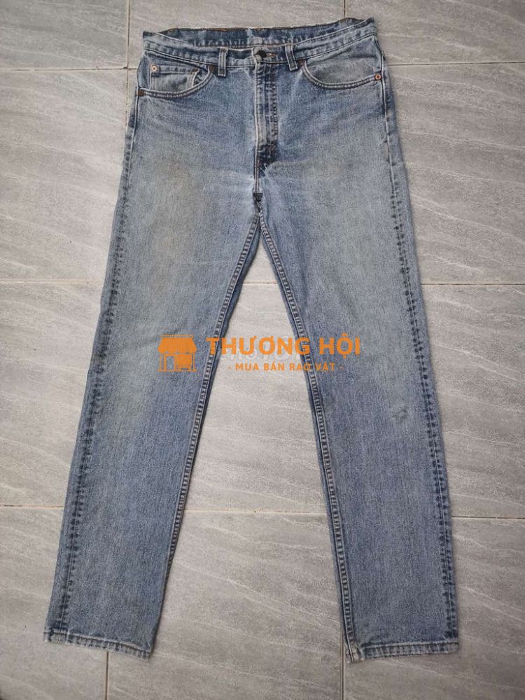 Jeans Levis 505 Selvedge Made USA Vin90s size 34