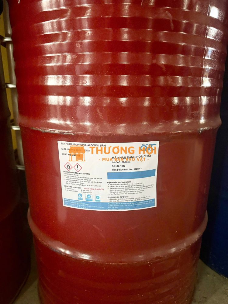Cồn IPA | Dung môi isopropyl alcohol phuy 160kg