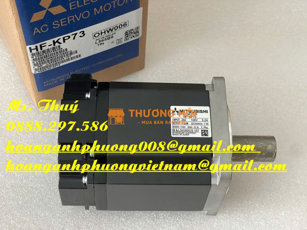 AC servo motor HF-KP73 - Mitsubishi nhập mới Japan