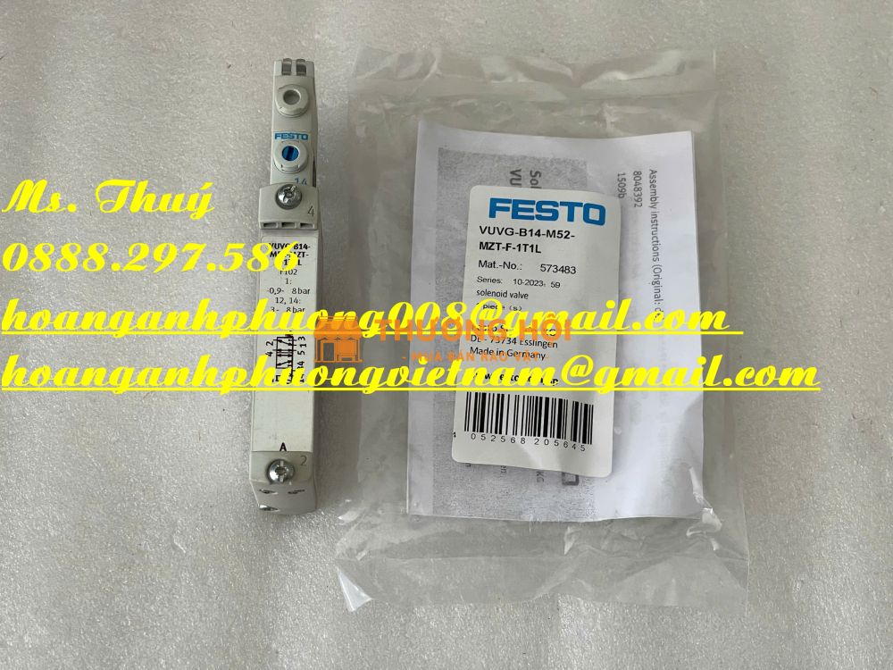 VUVG-B14-T32C-MZT-F-1LT1 - Cung cấp van điện từ Festo chính hãng
