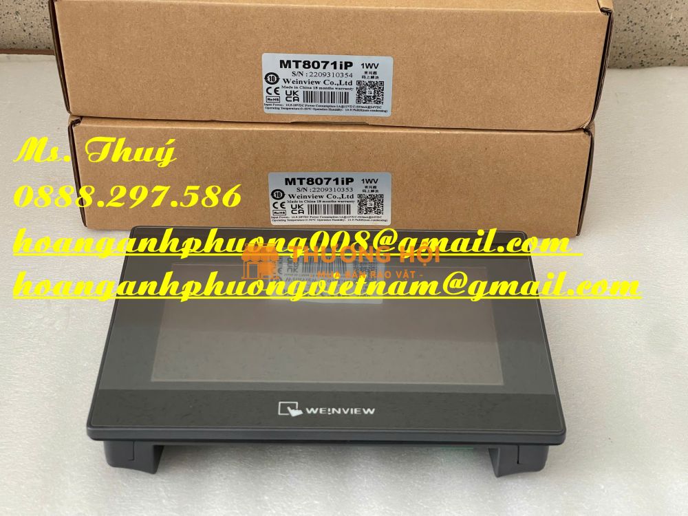 Màn hình 7 inch Weintek MT8071iP - TB công nghiệp chính hãng