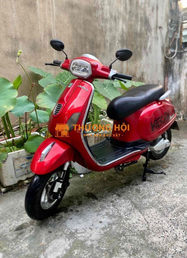 BÁN XE ĐIỆN CŨ vespa JVCeco.Xe đẹp 90% ( Cavet bi 9.500.000 đ