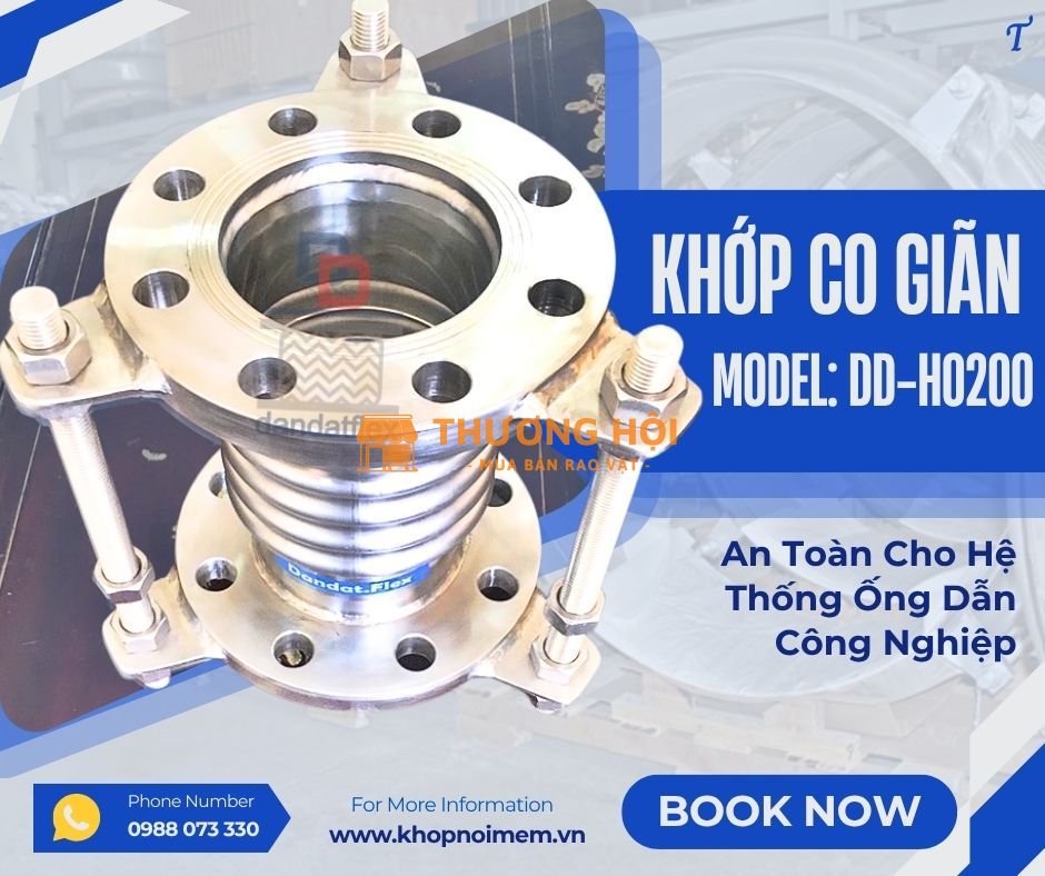 Khớp giãn nở inox/ Khớp nối giãn nở nhiệt/ Ống bù trừ giãn nở nhiệt inox/ Khớp giãn nở cho dầu nóng