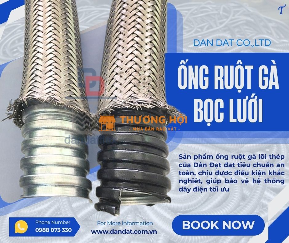 Ống thép luồn dây điện/ Ống ruột gà inox chống cháy nổ/ Ống ruột gà bọc nhựa PVC/ Ống ruột gà có lưới