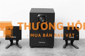 Hai bộ loa vi tính màu đen, loa nghe hay
