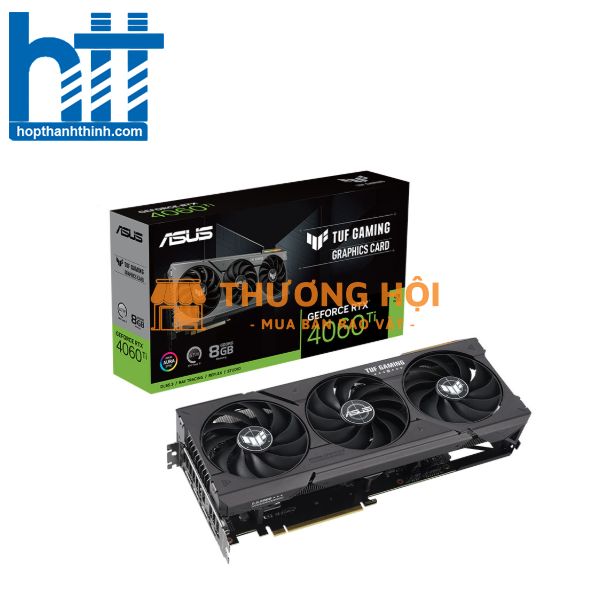 Card màn hình Asus TUF-RTX 4060 Ti-O8G-GAMING - Giá tốt