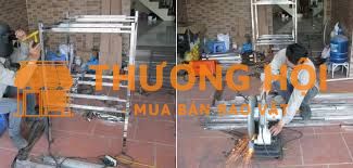 Thợ hàn khung inox. Inox hộp 1ly