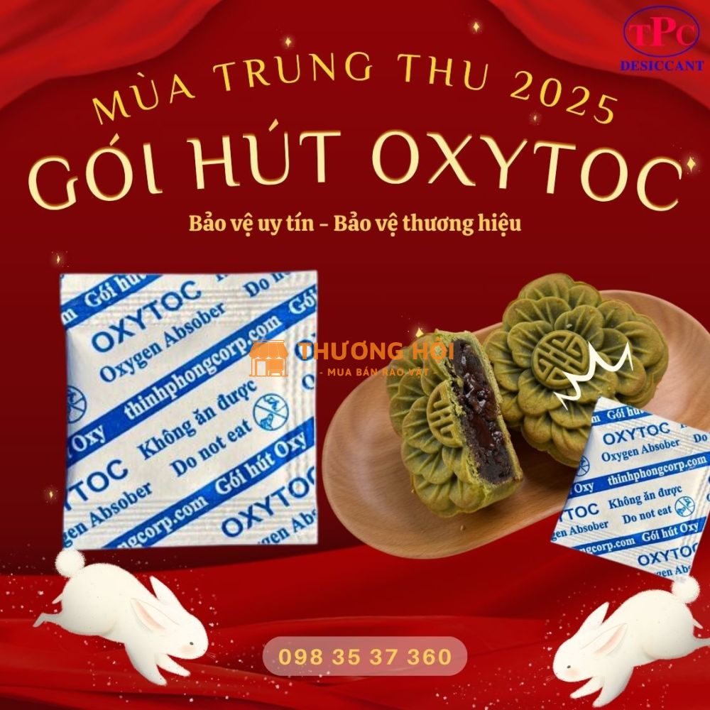 Bảo quản bánh trung thu bằng gói hút oxy