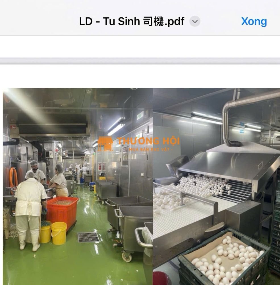 Cần 2 nam nữ đi xkld Đài Loan đơn hàng sản xuất các sản phẩm từ trứng