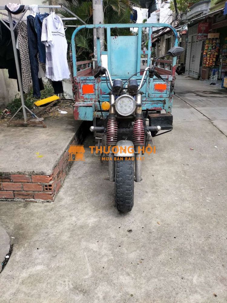 Bán xe ba gác đang chạy bình thường máy móc bao im