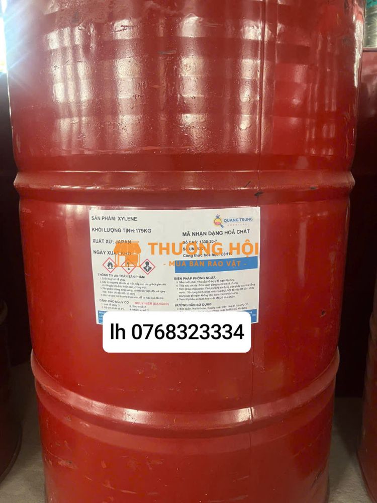 Xylene phuy 179kg. Liên hệ 0768323334