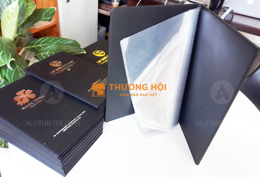In bìa menu da theo yêu cầu