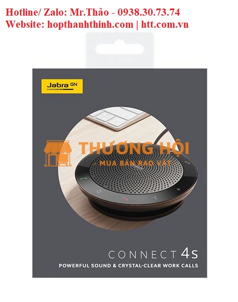 JABRA CONNECT 4S – LOA HỘI NGHỊ BLUETOOTH CHUYÊN NGHIỆP – ÂM THANH RÕ NÉT, KẾT NỐI LINH HOẠT