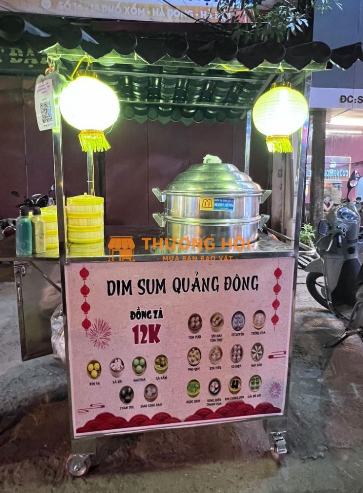 Bán xe tự chế bán xôi bánh bao