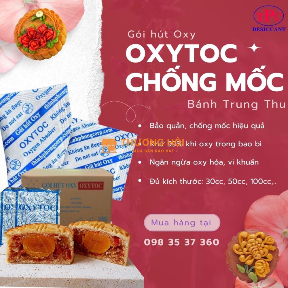 Bảo quản, chống mốc bánh trung thu hiệu quả oxytoc