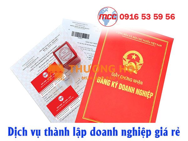 Dịch vụ thành lập doanh nghiệp trọn gói