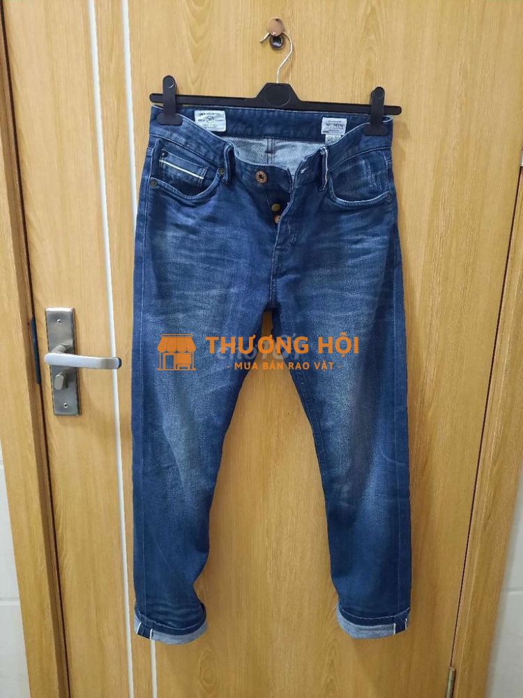 quần jean Jack & Jones size 28x28 màu xanh rêu UsA