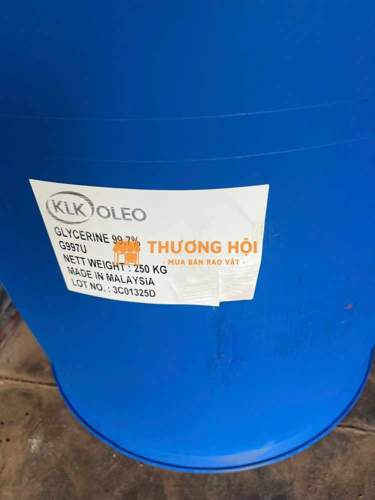 Dung môi GLYCERINE phuy 250kg sẵn kho TPHCM