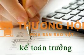 TUYỂN DỤNG KẾ TOÁN TRƯỞNG TẠI BẾN CÁT, BÌNH DƯƠNG
