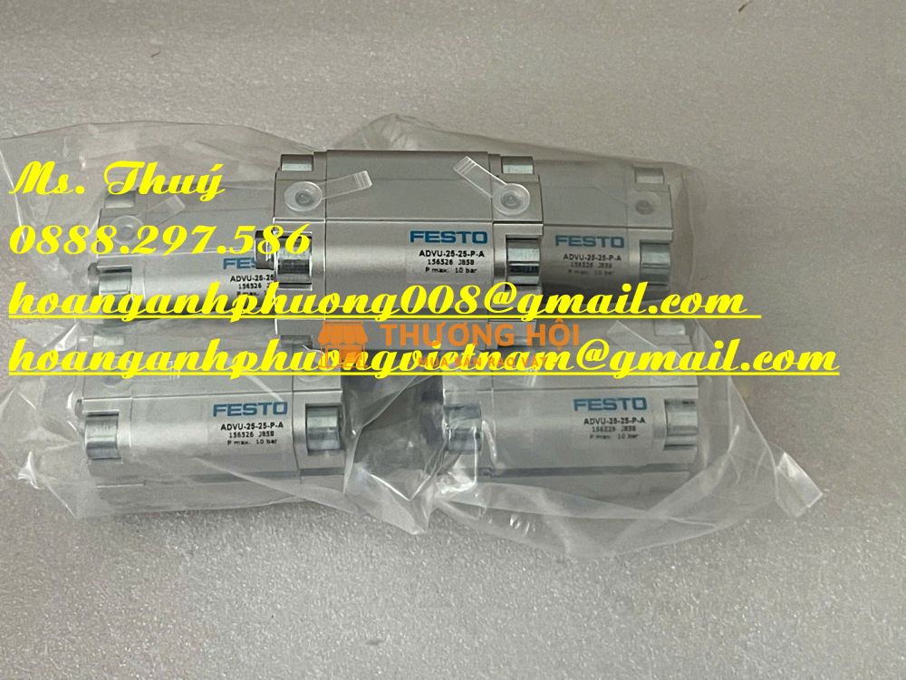 Xi lanh Festo ADVU-25-25-P-A - Thiết bị chính hãng tại Bình Dương