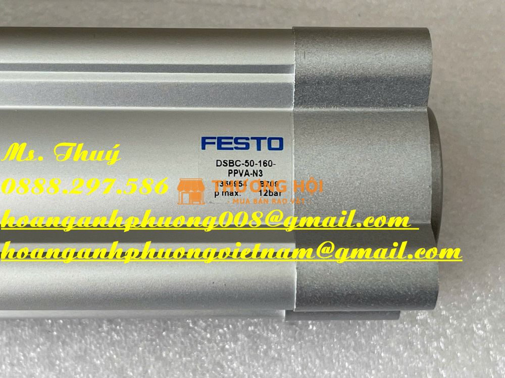 Festo DSBC-50-160-PPVA-N3 - Chuyên xi lanh giá ưu đãi toàn quốc
