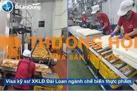 XKLD Đài Loan đơn hàng chế biến thực phẩm cần 2 nam