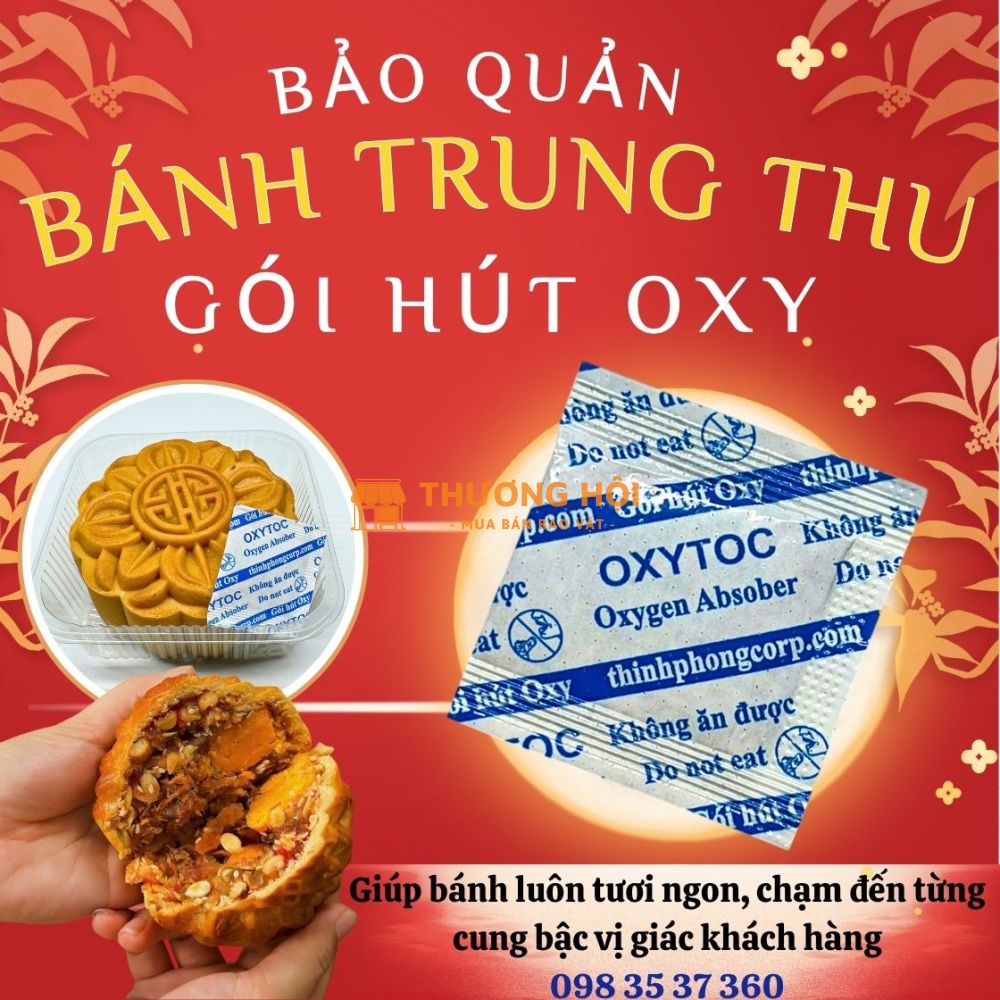 Vì sao bảo quản bánh trung thu dùng gói hút oxy