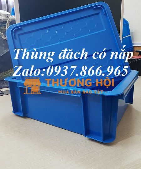 Thùng b7 chất lượng tốt, thùng nhựa đặc nguyên sinh, thùng công nghiệp