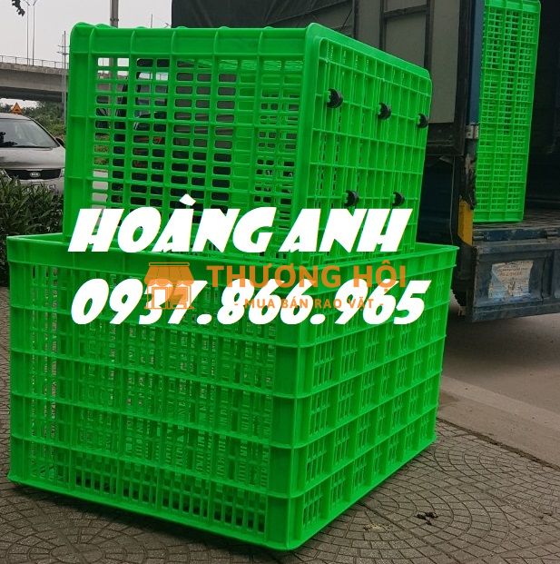 Sóng nhựa 26 bánh xe giá tốt, sóng nhựa đẩy hàng trong xí nghiệp, bán sọt nhưa kích thước lớn toàn quốc