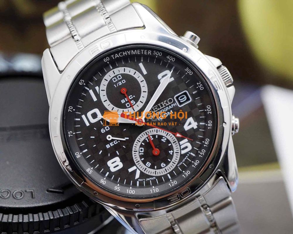 Đồng Hồ Seiko Pilot Carbon Chronograph Chính Hãng
