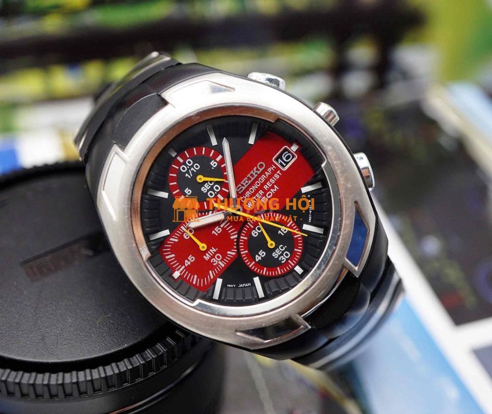 Đồng Hồ Seiko Chronograph Red Chính Hãng