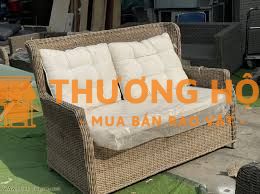 Cần bán bộ ghế sofa nhựa giả mây cũ – Giá chỉ 1 triệu