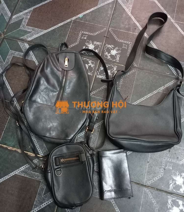 Dọn pass rẻ combo 4 cái balo/túi tiện ích còn mới