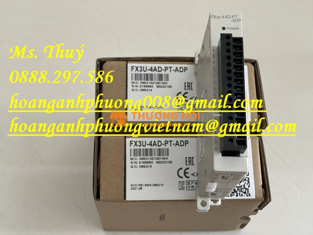 Module giá ưu đãi - Mitsubishi FX3U-4AD-PT-ADP - New